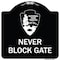 Signmission National Park Service Permit Parking Heavy-Gauge Aluminum Sign, 18" x 18", BW-1818-23863 A-DES-BW-1818-23863 - alternate 1